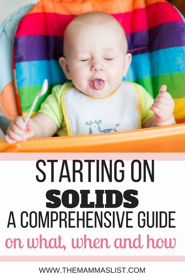 how to start your baby on solids