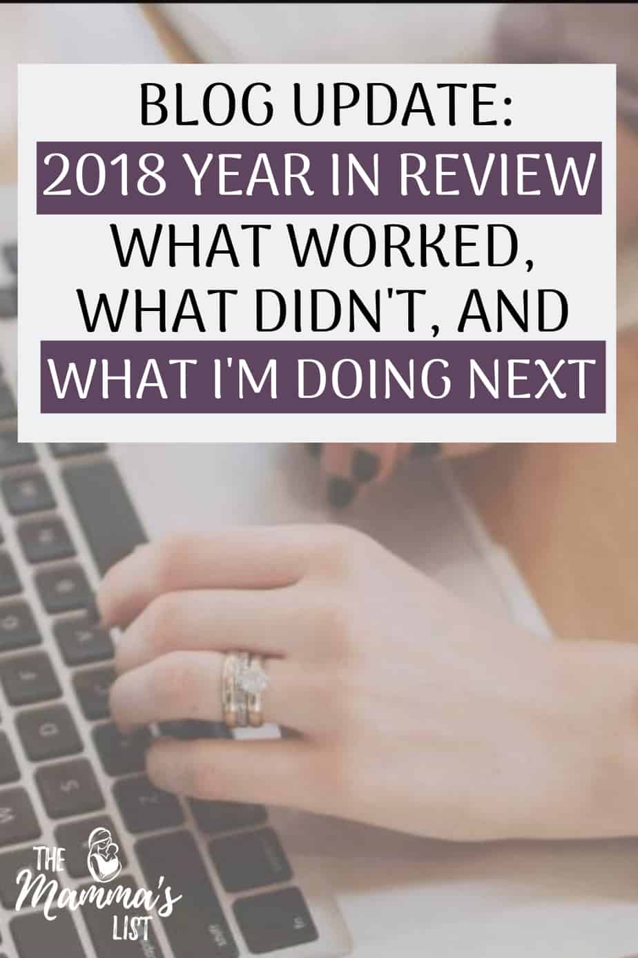 2018 was crazy at The Mamma’s List and I wanted to take some time to share with you how we’ve grown and what we've been working on this year. Here's the full summary of 2018 in review! Read through for more info on how we've grown, what worked, and what was challenging in 2018.