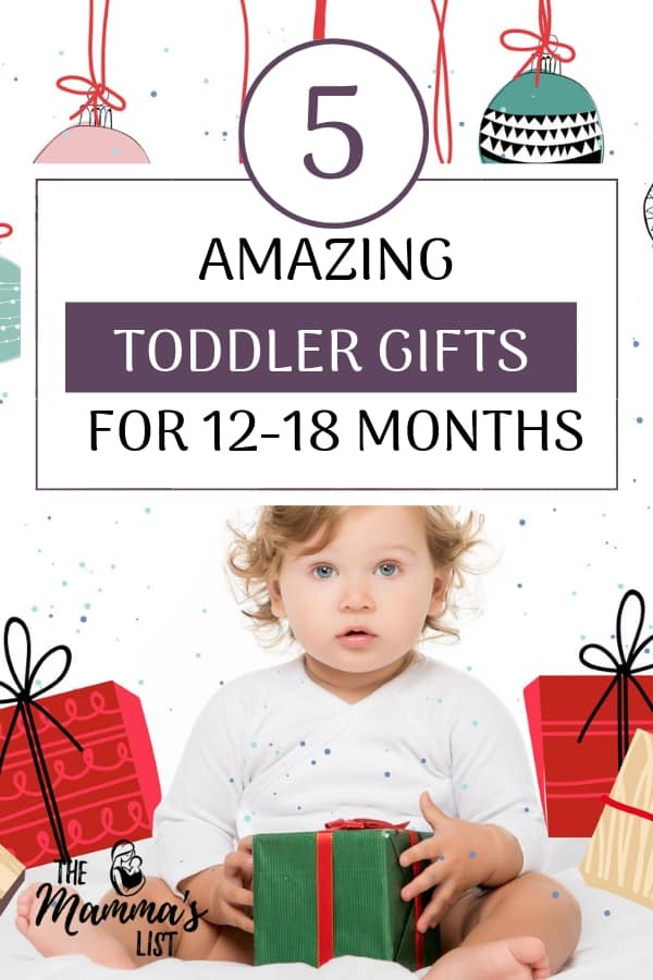 Looking for an awesome toddler gift? We never knew what to get for each age range. Check out these top tips for toddler gifts for kiddos from 12-18 months. They're all toddler tested and mom approved to last more than a week!