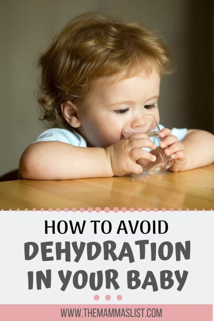 How to avoid baby dehydration during the summer months