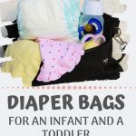 Finding the right diaper bag isn't always easy. Especially if you're looking for a diaper bag that works for an infant and a toddler. Check out the best diaper bags I found for infants, for toddlers, and for two kids! One of them is a diaper bag backpack that's awesome for travel and for being on the go hands free. I've reviewed two great styles of diaper bags (plus other options) that are great for both babies and toddlers.