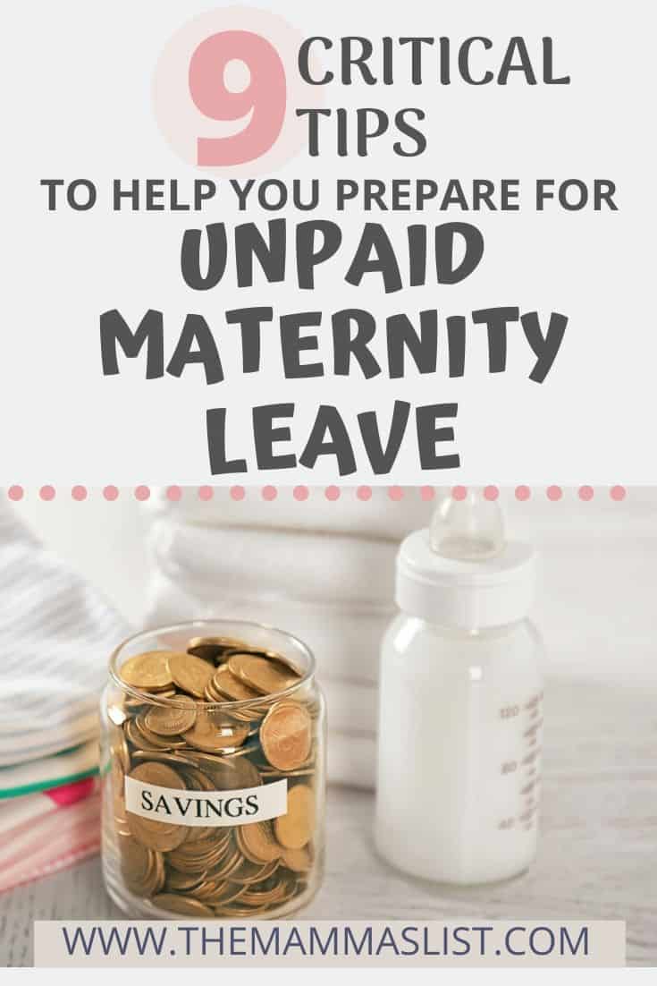 9-tips-to-help-you-prepare-for-an-unpaid-maternity-leave